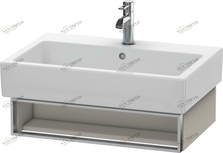 VE600509191 Тумбочка подвесная Vero #VE6005 650 x 431 мм Серо-коричневый декор Duravit