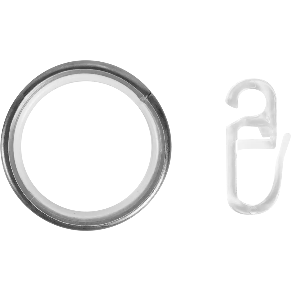 Кольцо с крючком 3.5 см цвет титан ORBIS STLM-2006308