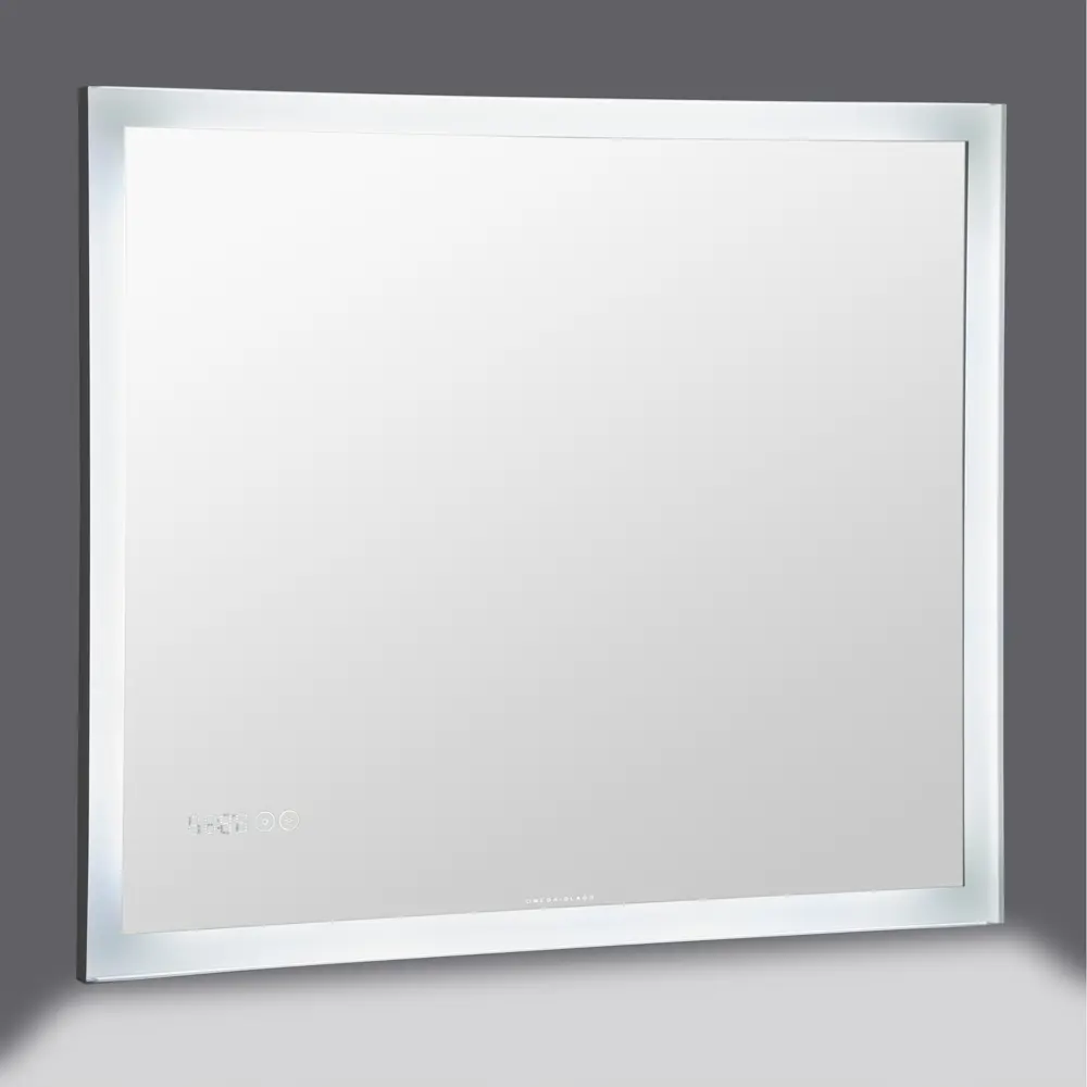 Зеркало для ванной Omega Glass Ницца с подсветкой 80х70 см прямоугольное STLM-2056247 - Вид №1