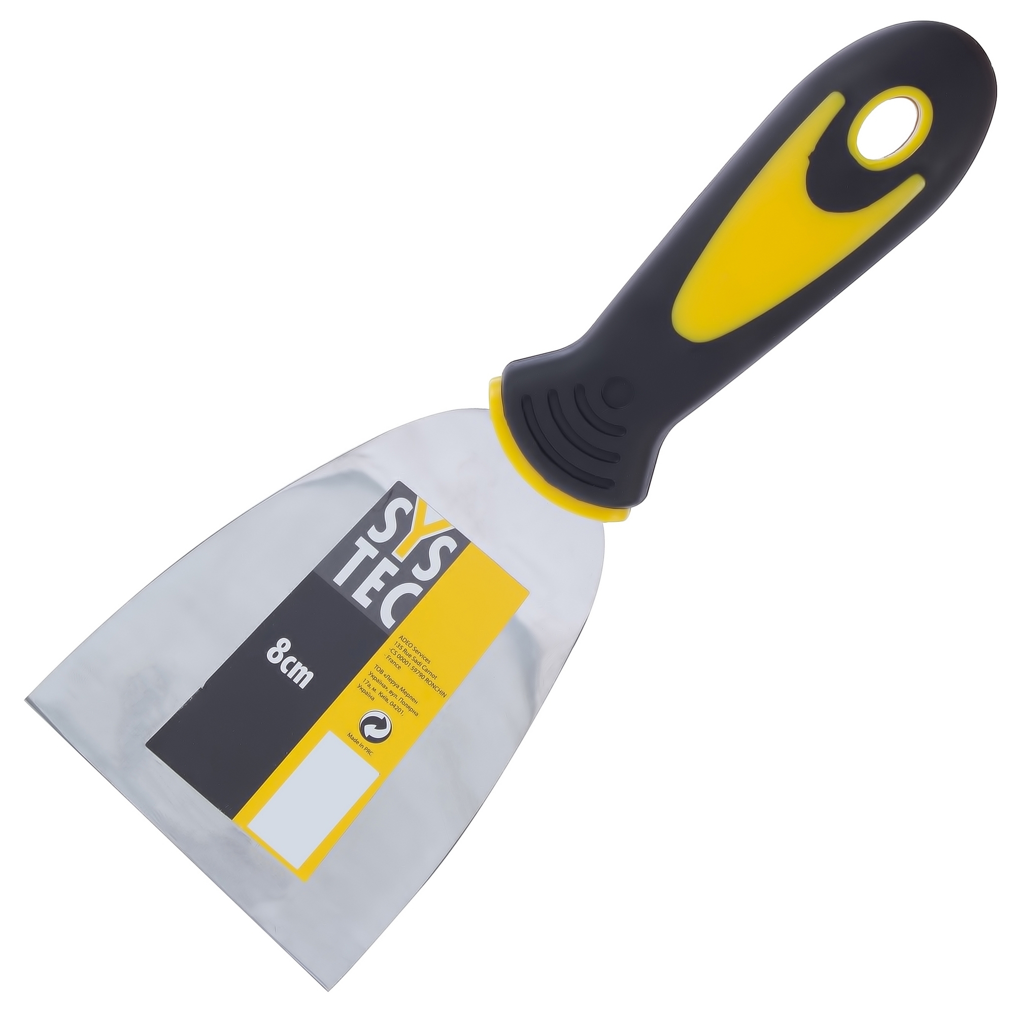 Шпатель SYSTEC 80 мм для точных работ с нержавеющим лезвием 18135587 STLM-0009556