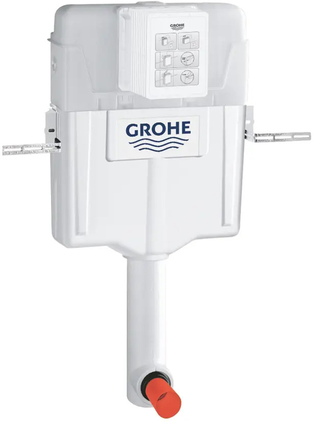90197880 Смывной бачок скрытого монтажа для унитаза Grohe GD2 38661000 двойной смыв STLM-0987298