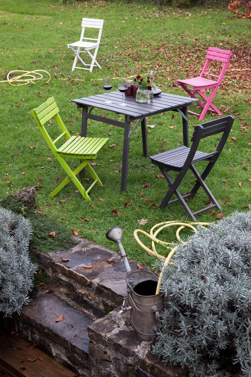 KARN Складной садовый стул из бука Happy design 651 - Вид №6