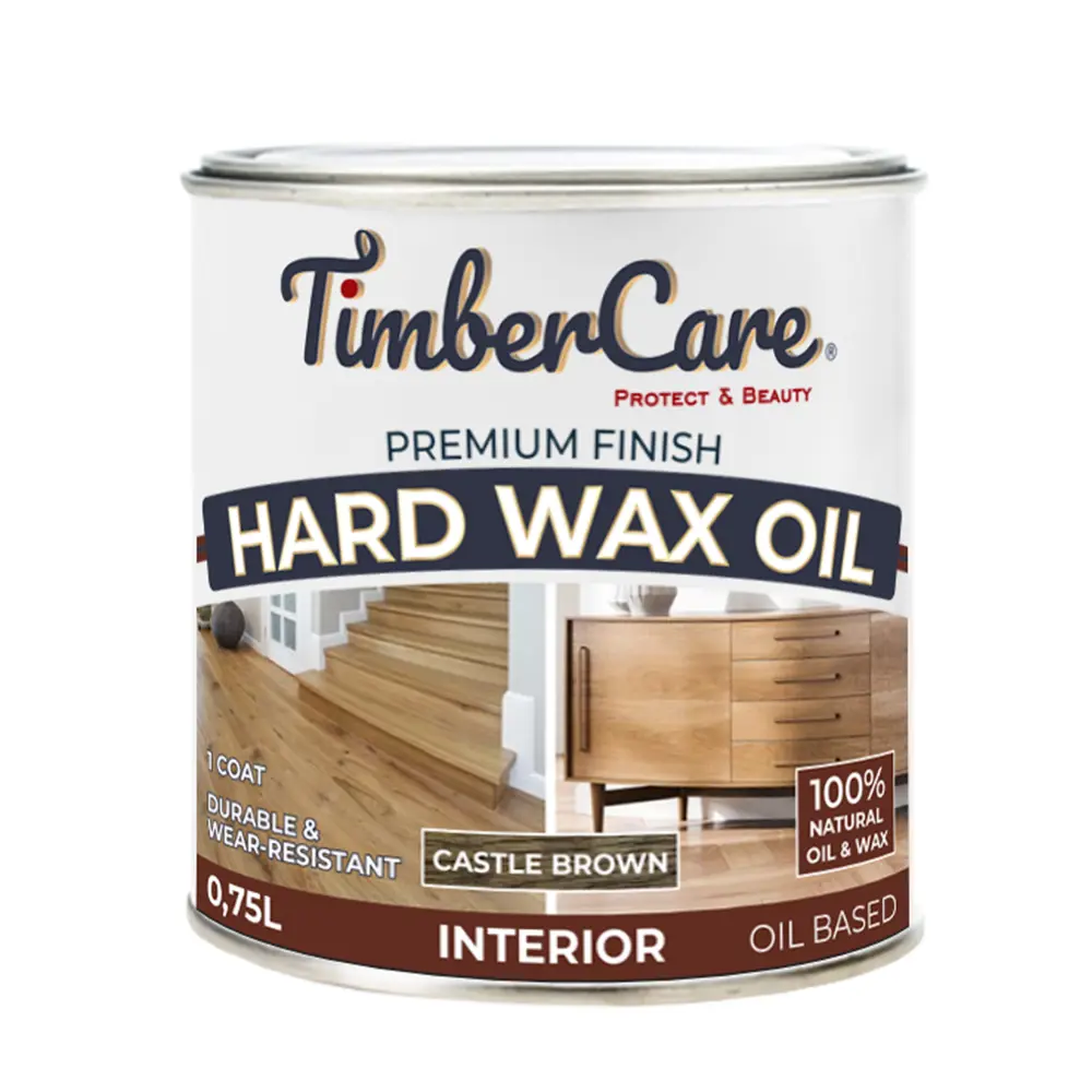 90671875 Масло защитное с твердым воском TimberCare 350061 цвет темно-коричневый 0.75 л STLM-0332176
