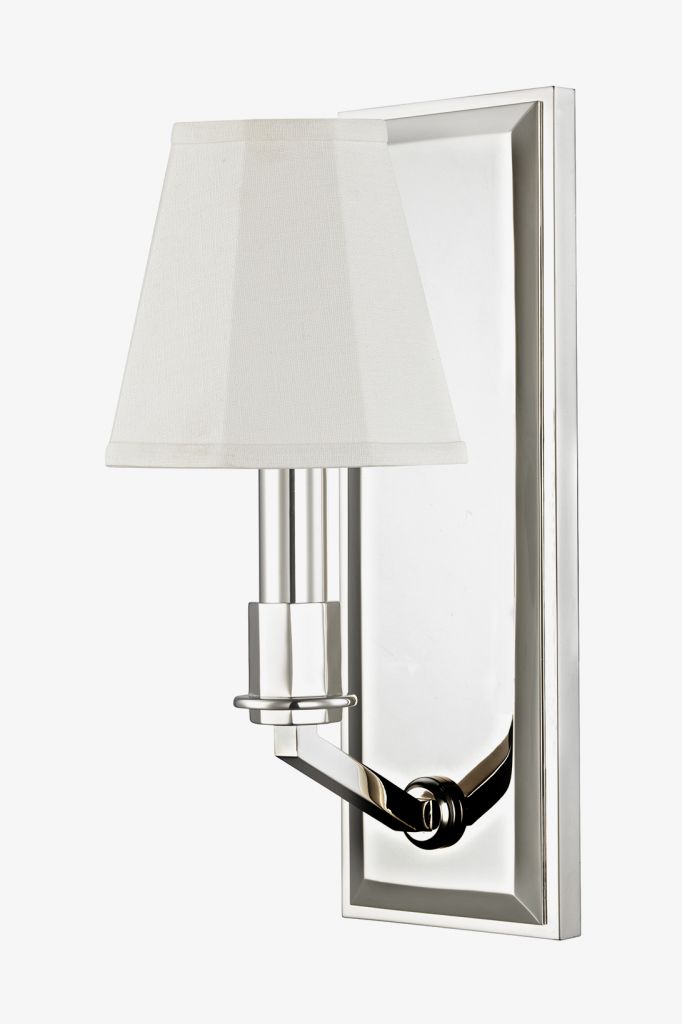 EZLT01 Настенный одинарный бра Erna с тканевым абажуром Waterworks 