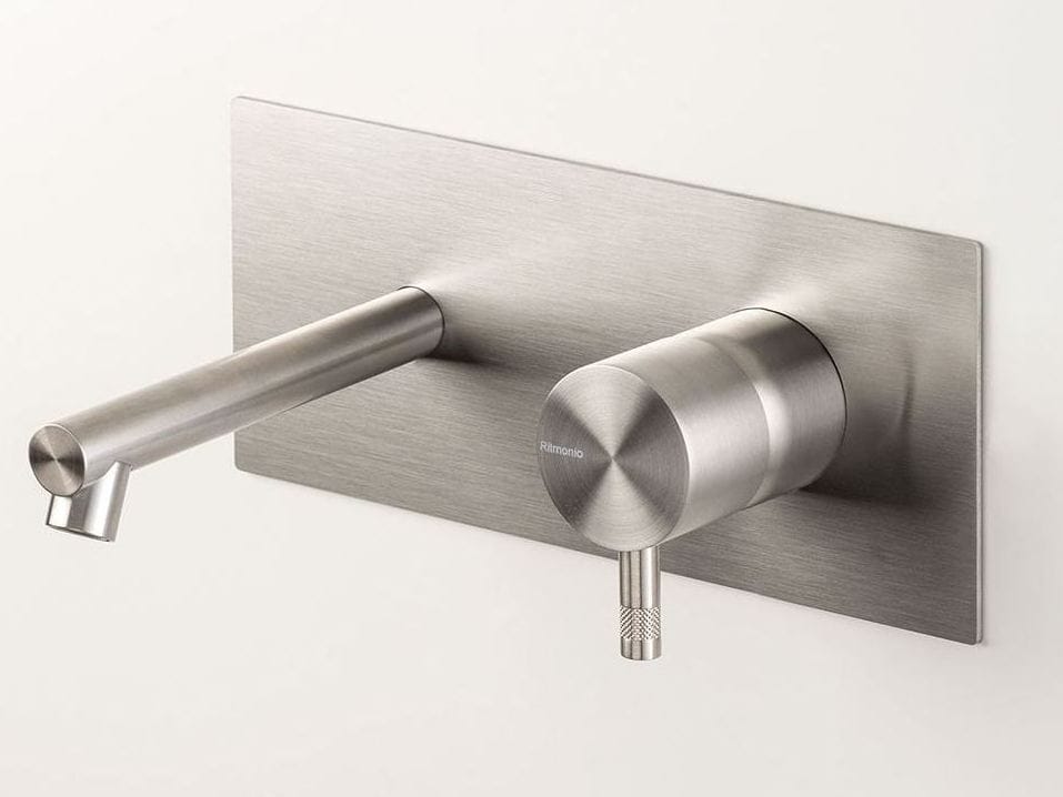 Однорычажный смеситель для раковины из нержавеющей стали Ritmonio Diametro35 Inox ARCH-00093837 - Вид №1