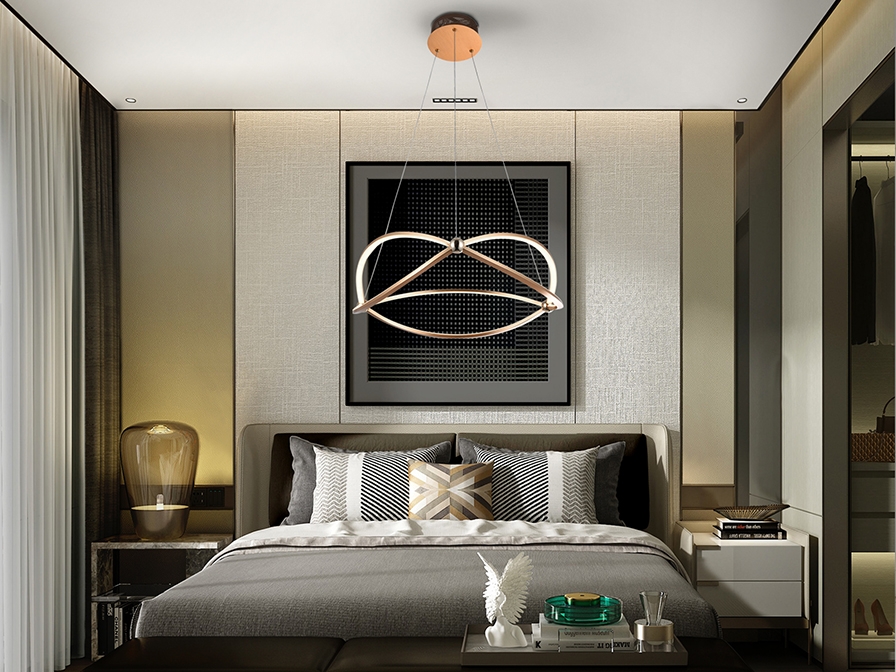 084227 Подвесной светильник LED 60Ø розовое золото Schuller Ocellis  - Вид №1