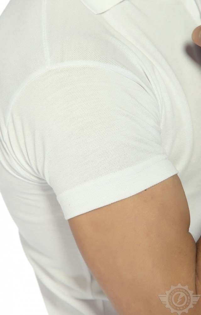 66341 Тенниска-поло белая  Одежда для салонов красоты  размер XXXL (56) Спецодежда  - Вид №7