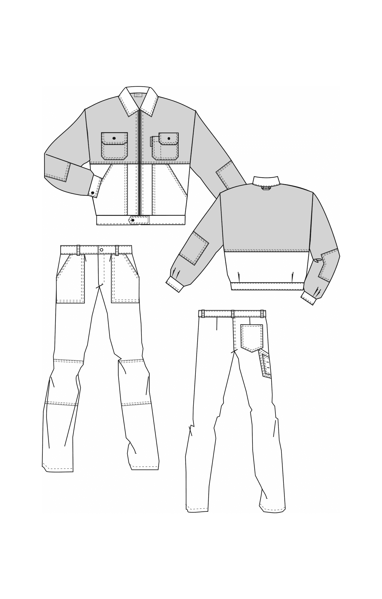 68104 Костюм "Универсал-Люкс" темно-синий-василек  Летняя спецодежда  размер 44-46/158-164  - Вид №6