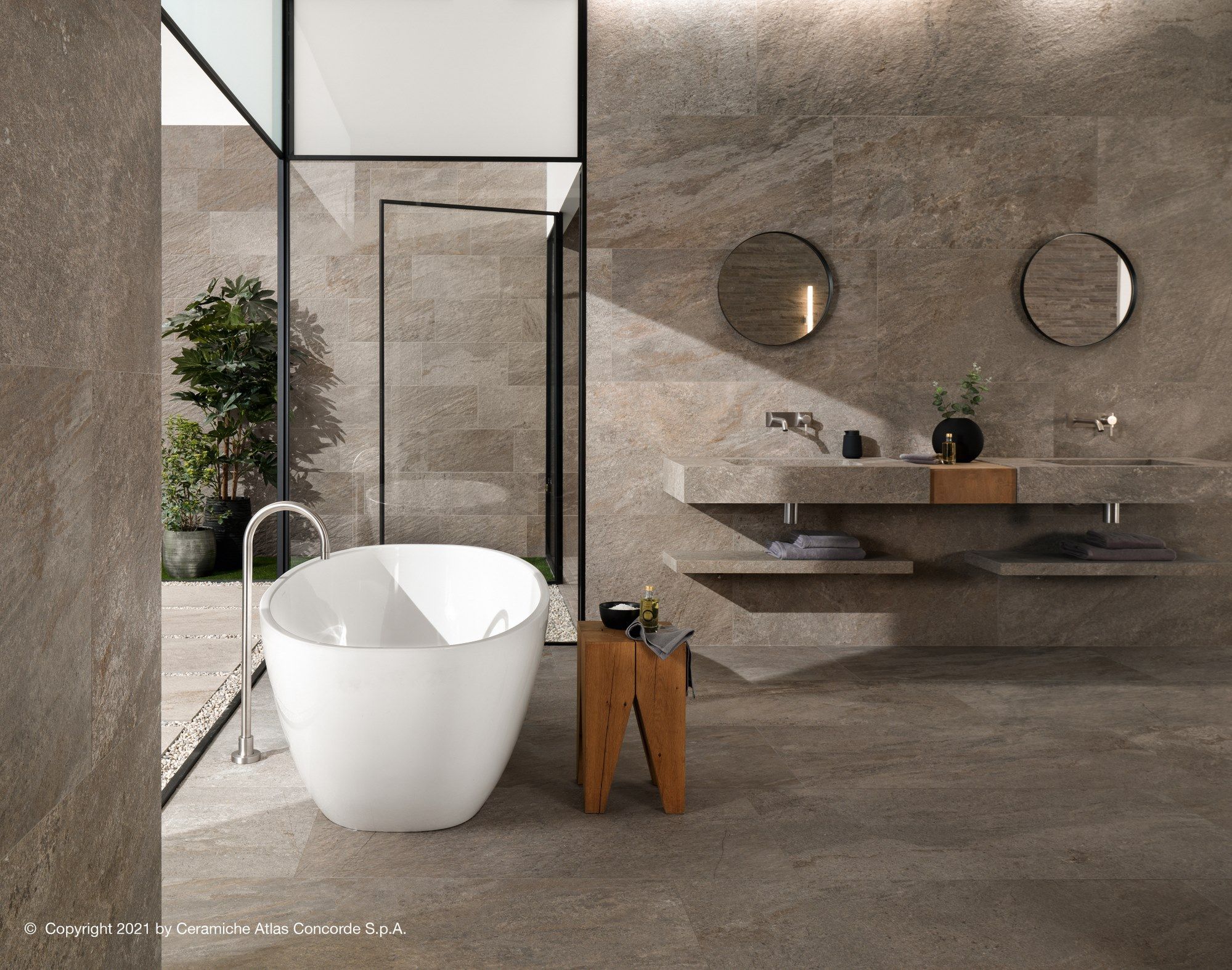 Пол / облицовка керамогранита с эффектом камня Atlas Concorde Norde ARCH-00026085 - Вид №5