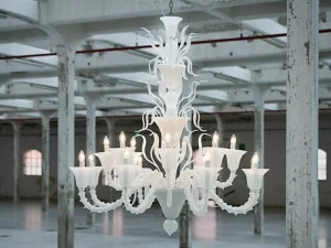 MULTIFORME Люстра из дутого стекла Fluage