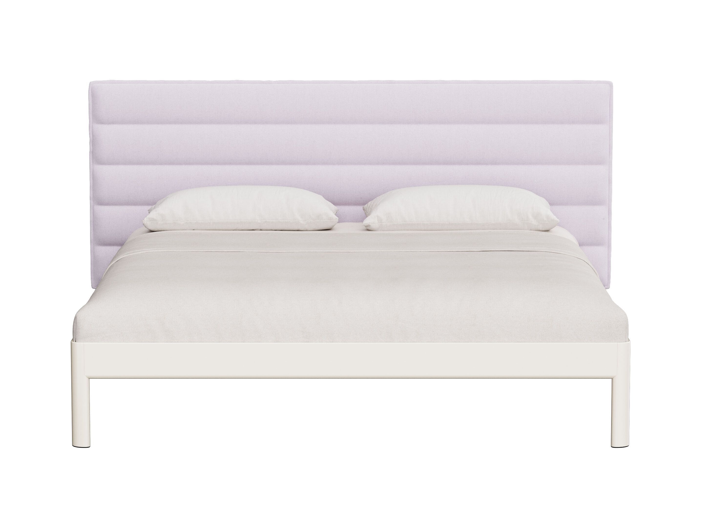 Алюминиевая двуспальная кровать с мягким изголовьем Noah Living Heia ARCH-00000106 - Вид №3