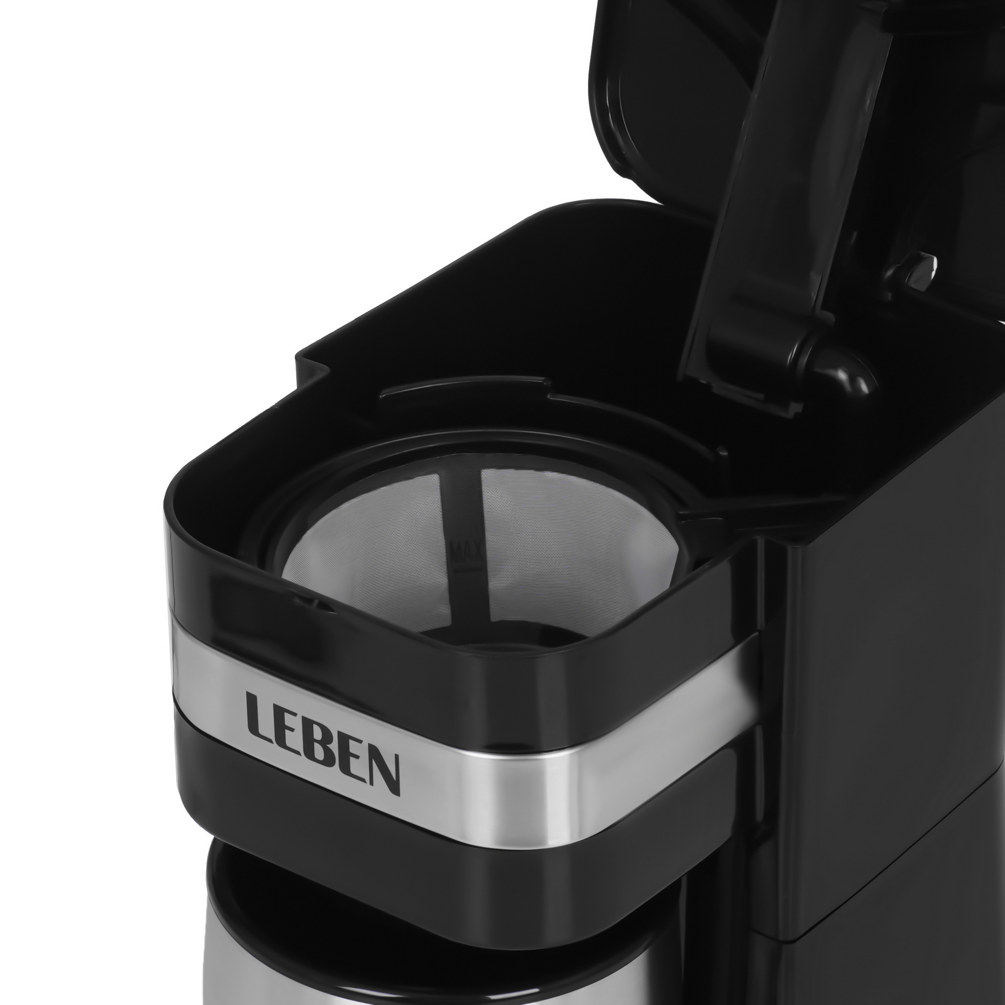 9237208 Кофеварка капельная LEBEN 286-039 черный STDN-0130610 - Вид №3