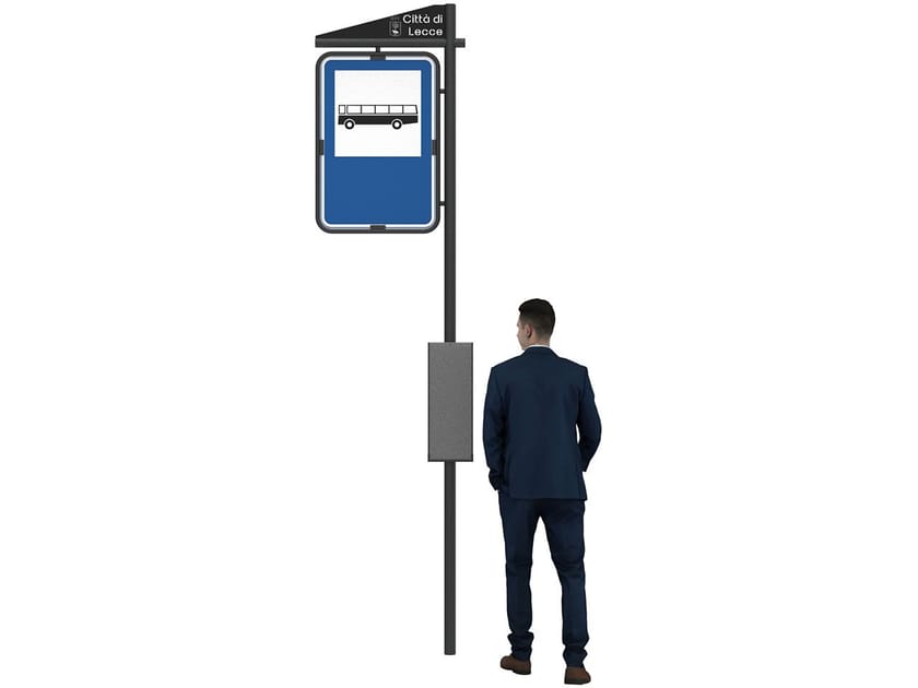 Стальной дорожный знак Lazzari Palina fermata autobus con personalizzazione ARCH-00096090