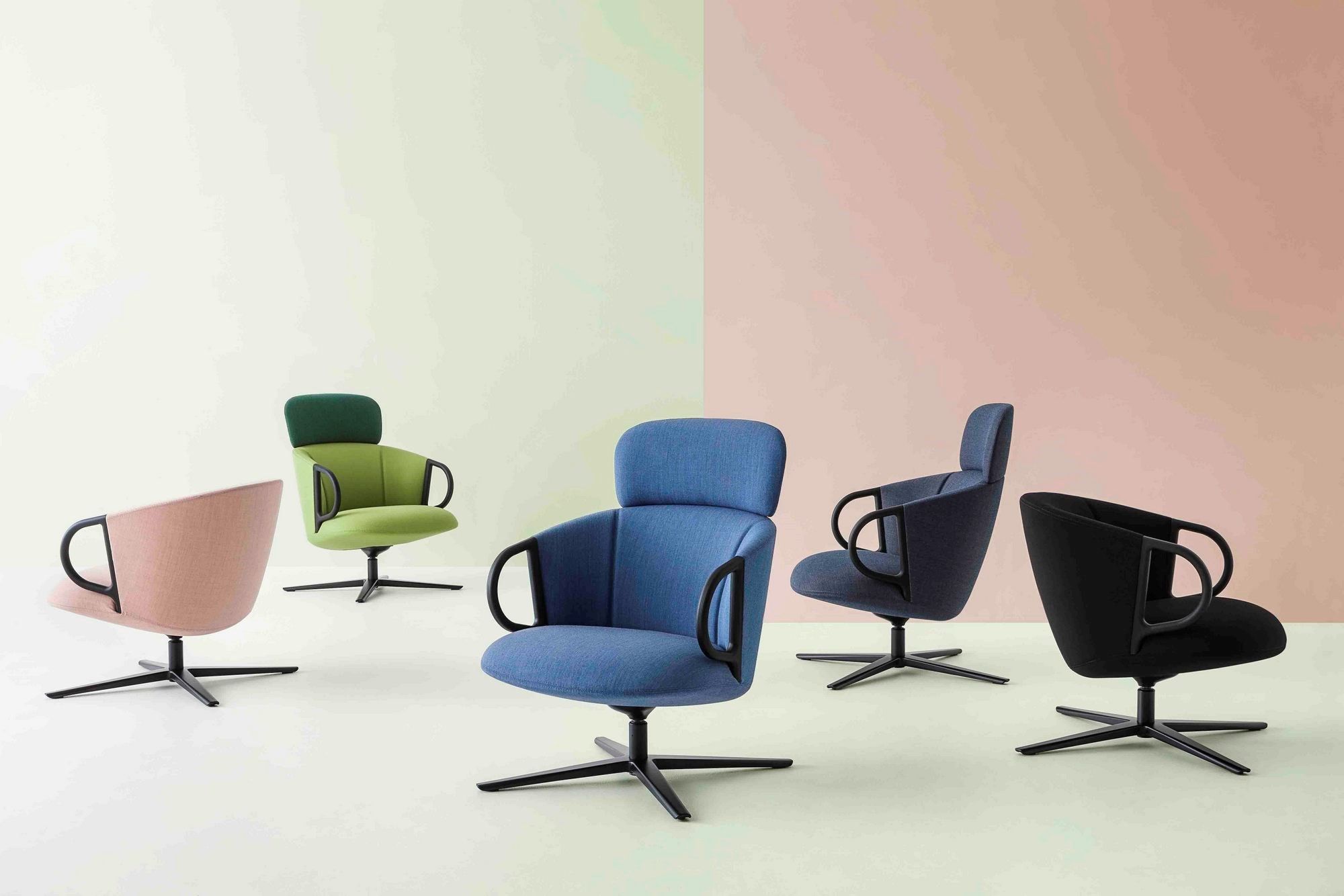 4-спицевое кресло из ткани с высокой спинкой GABER Cucaracha ARCH-00033551 - Вид №10