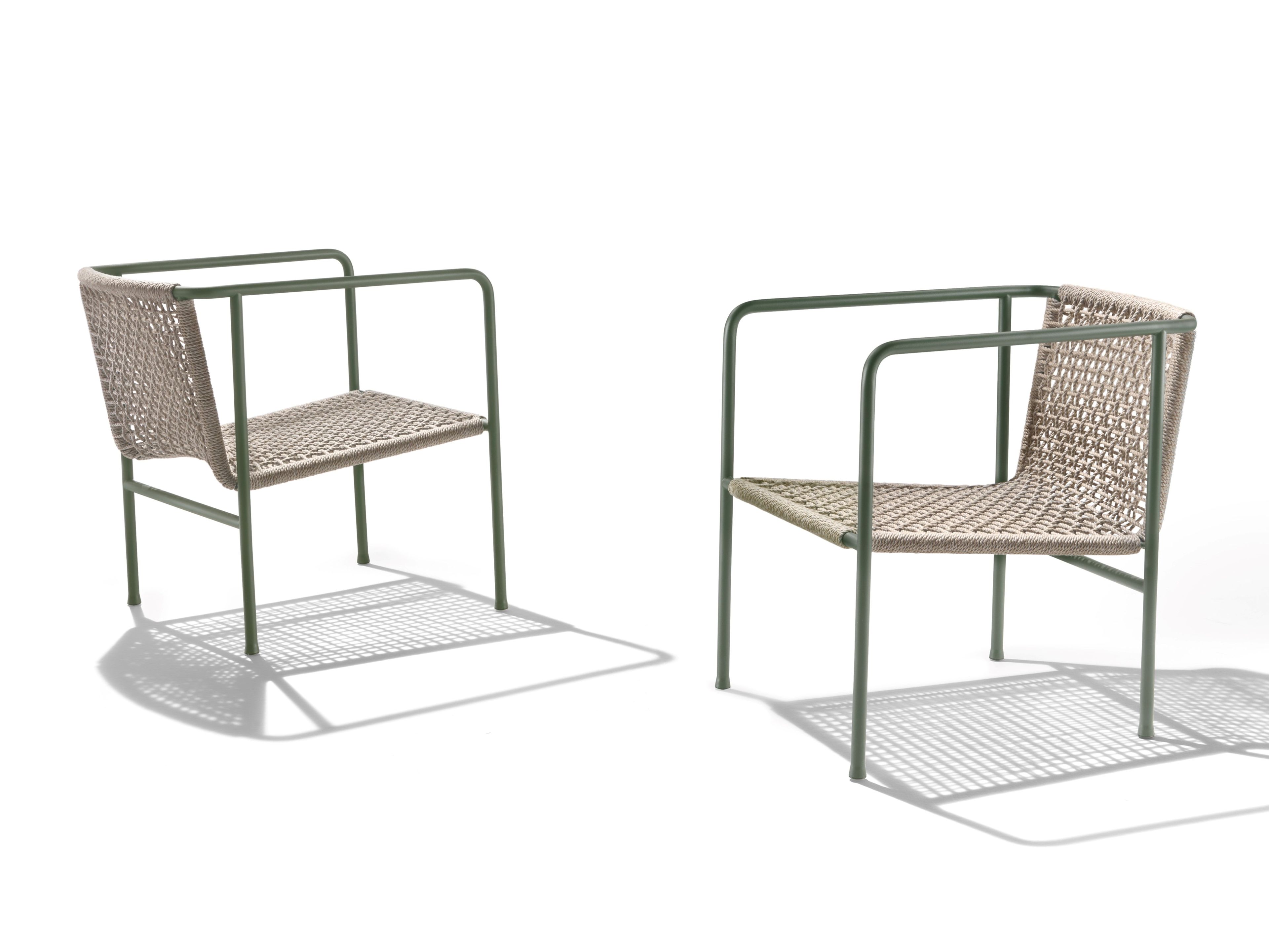 Садовый стул из нержавеющей стали и ПВХ Flexform Ottavia ARCH-00067795 - Вид №3