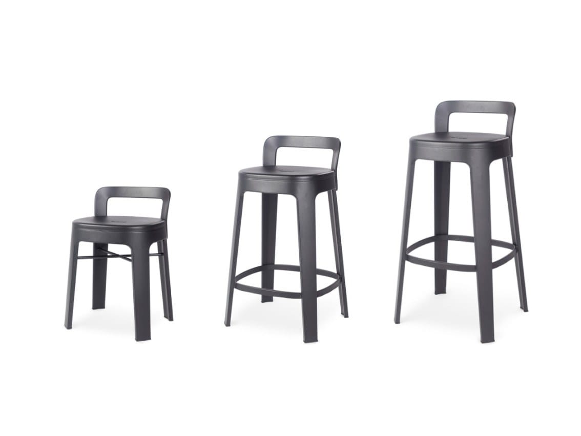 Высокий стальной барный стул RS Barcelona OMBRA ARCH-00105359 - Вид №4