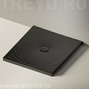 Flaminia WATER DROP Душевой поддон 80 см черный DR80.9017