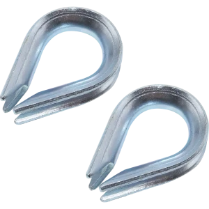 Коуш из оцинкованной стали Невский Крепеж DIN 6899 3 мм, 2 шт.