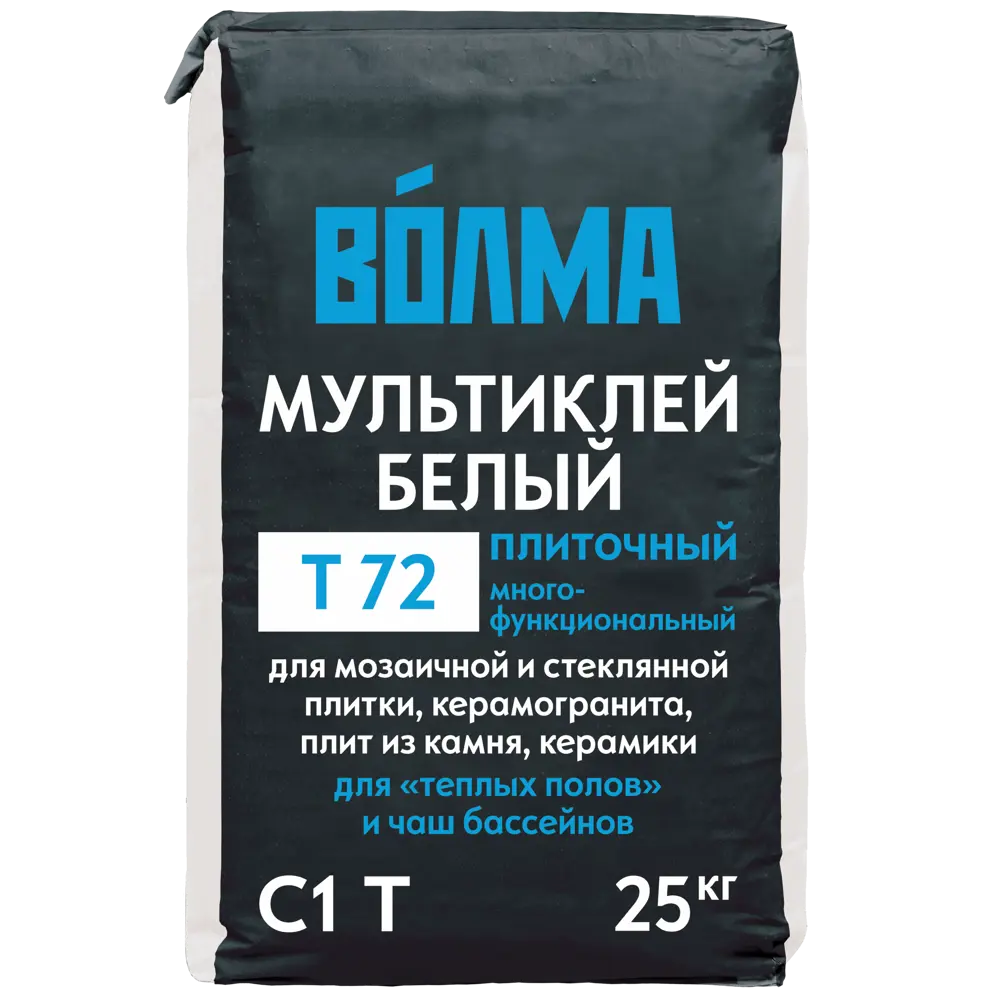 Клей для плитки Волма Мультиклей БТ72 25 кг STLM-2152226