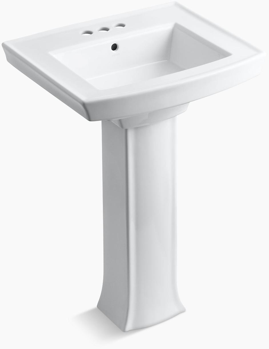 K-2359-4-96 Напольная раковина стоящая прямоугольная Kohler  - Вид №1