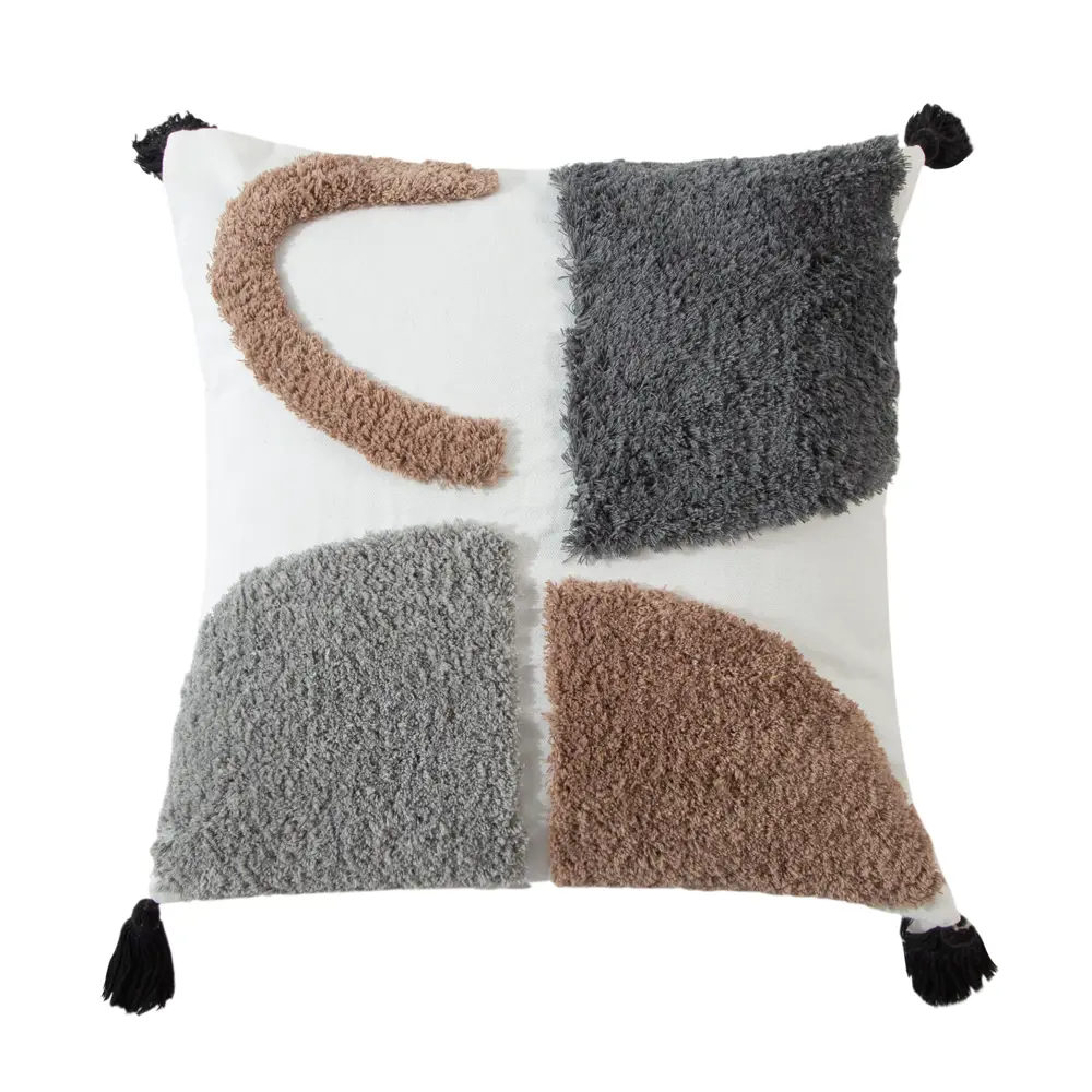 СТОЛИЦА ТЕКСТИЛЯ Валенсия - декоративная подушка 45×45 см с абстрактным узором 89435496 STLM-1583212