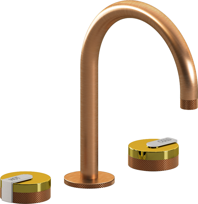 E-11512-R1PB-L1WT-BRG Смеситель для умывальника на 3 отвертия GRAFF MOD+