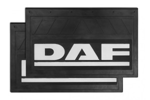 16478908 Брызговик задний 580*360*7 DAF, резина, объемный, белая надпись, к-т DA-02184 Дали-Авто