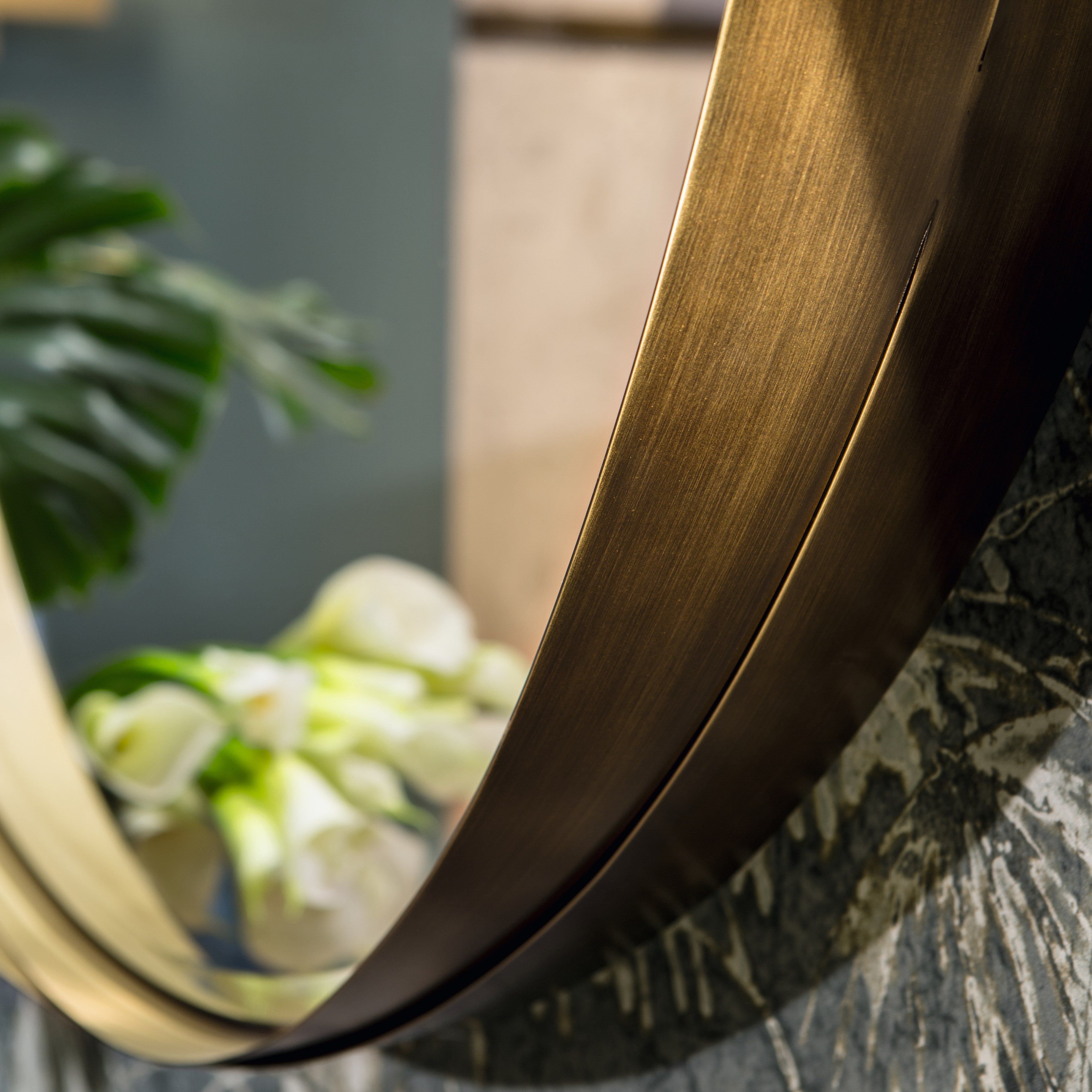 Настенное круглое зеркало с рамкой Cantori Роден ARCH-00084352 - Вид №1