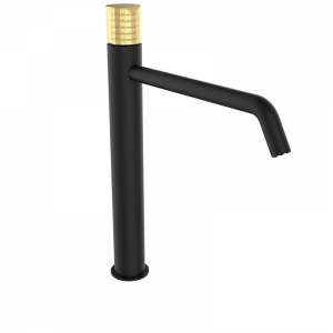 75550727 PREMIUM Черный XXL Умывальник смеситель Черное Матовое Золото GRB MIXERS