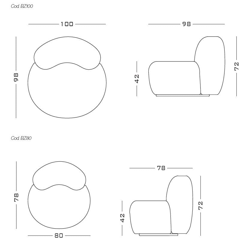 Тканевое кресло Secolo B15Z ARCH-00104336 - Вид №13
