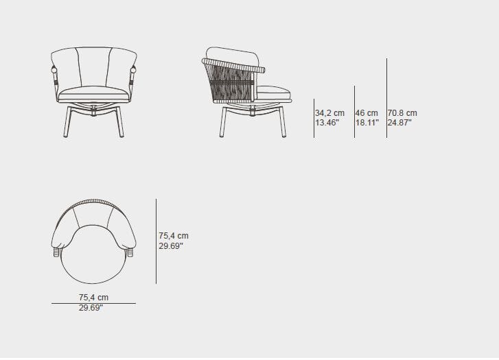 Мягкий стул Canax® TRIBÙ CESTA ARCH-00134822 - Вид №8
