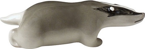 89129 Императорский фарфоровый завод Скульптура "Барсук" Фарфор твердый 