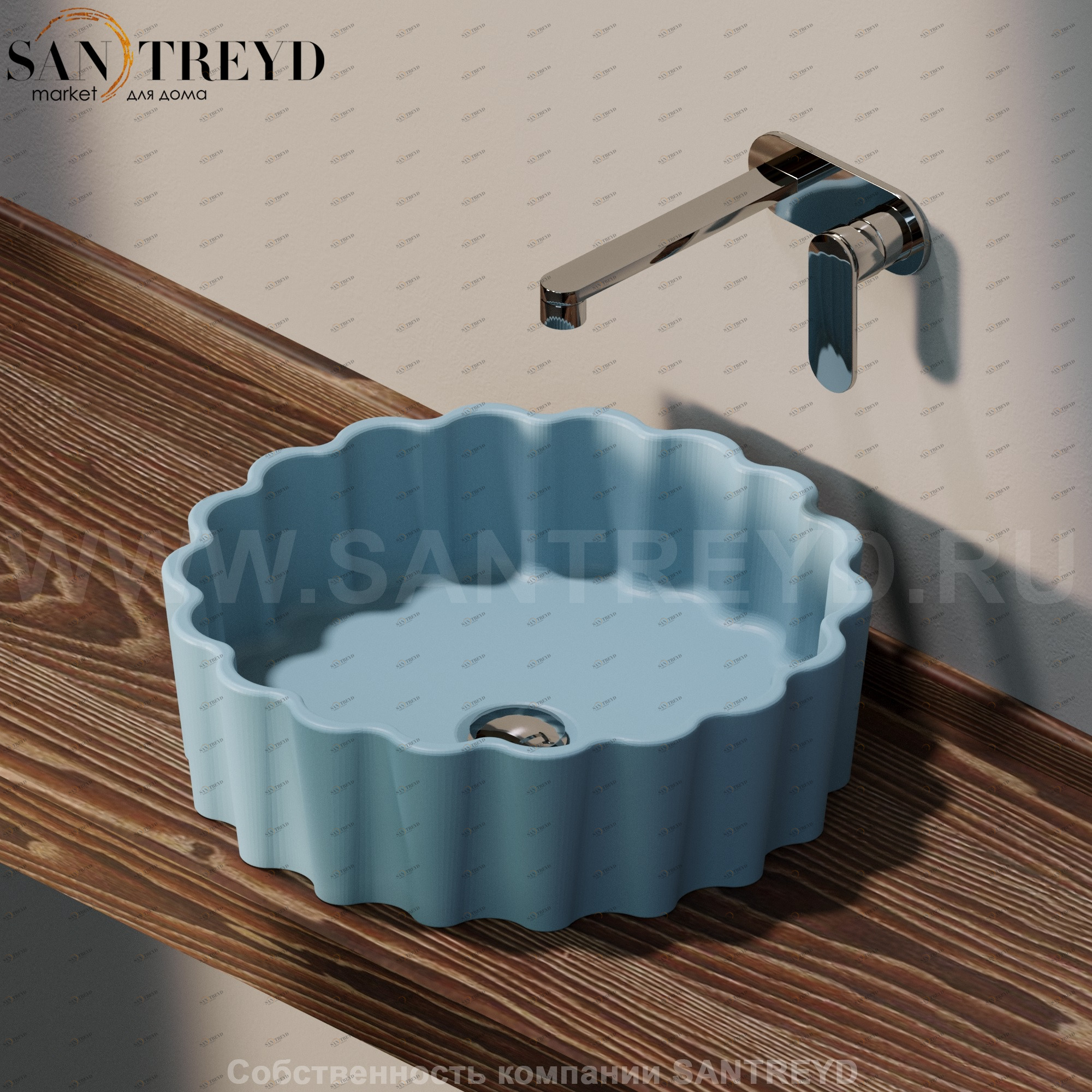 DZ46L5014 Накладная раковина на столешницу  круглая Ceramica Flaminia Doppio Zero