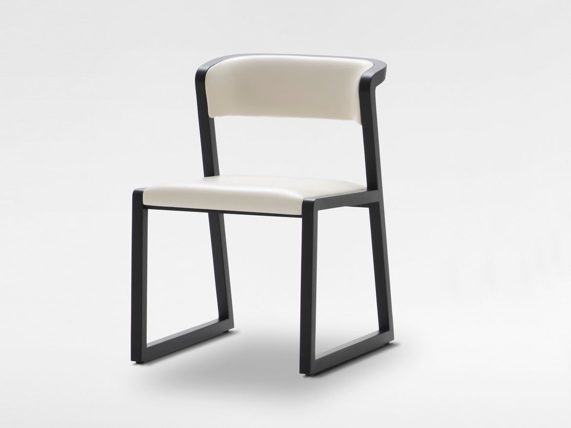 Стул с дубовой рамой и кожаной обивкой CAMERICH MING ARCH-00122895