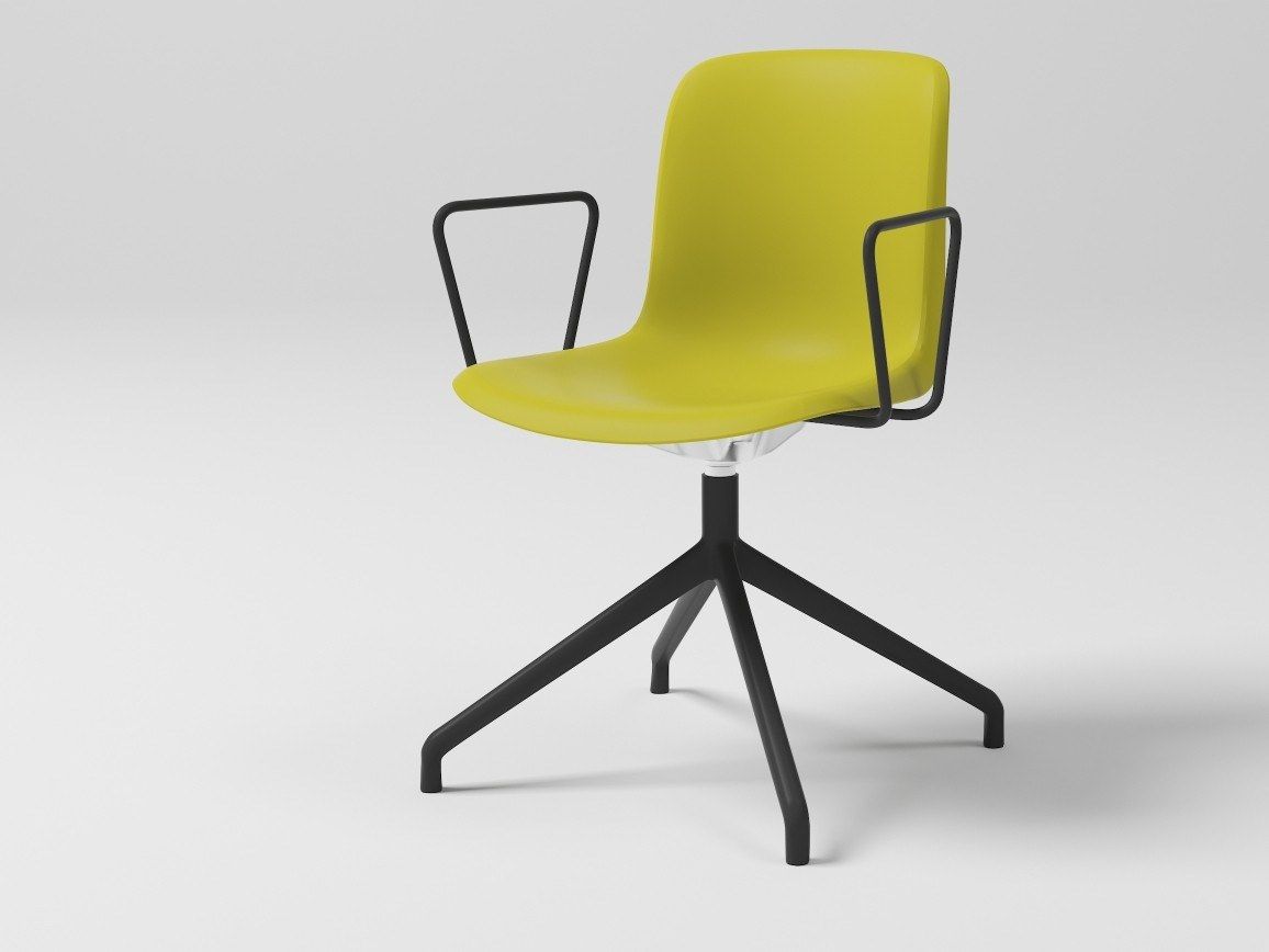 Офисное кресло из ткани с подлокотниками на насесте Grado Design Every ARCH-00058719 - Вид №8