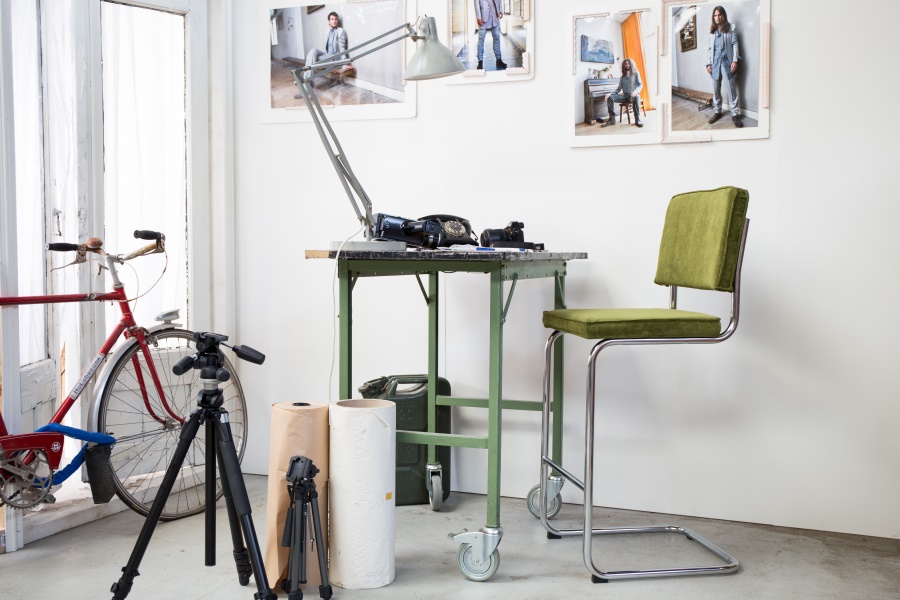 Стул барный Ridge Rib черный Zuiver 1500202 - Вид №2