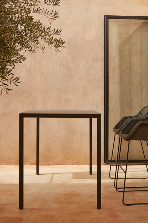 MNST128 Барный стул лава шнур 2мм орешник Manutti Mood - Вид №2