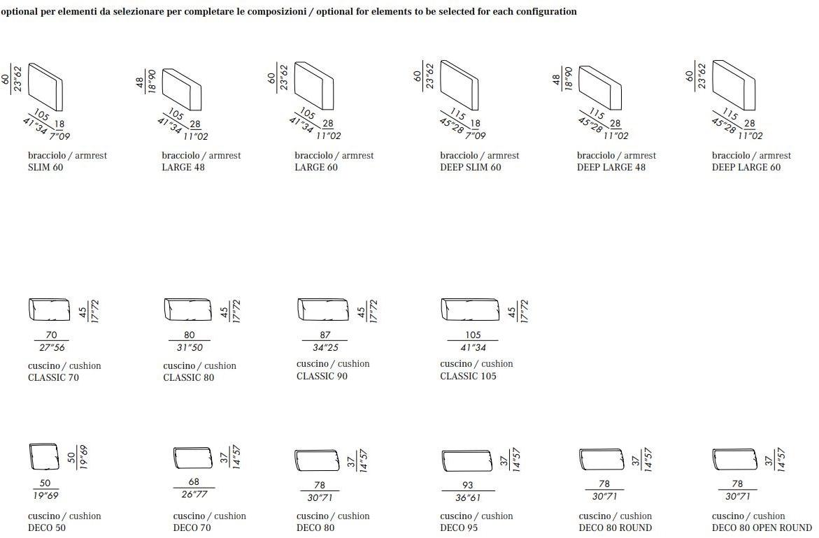 Meridiani Секционный диван со съемным чехлом из ткани Harold sun-id-1399953 - Вид №16