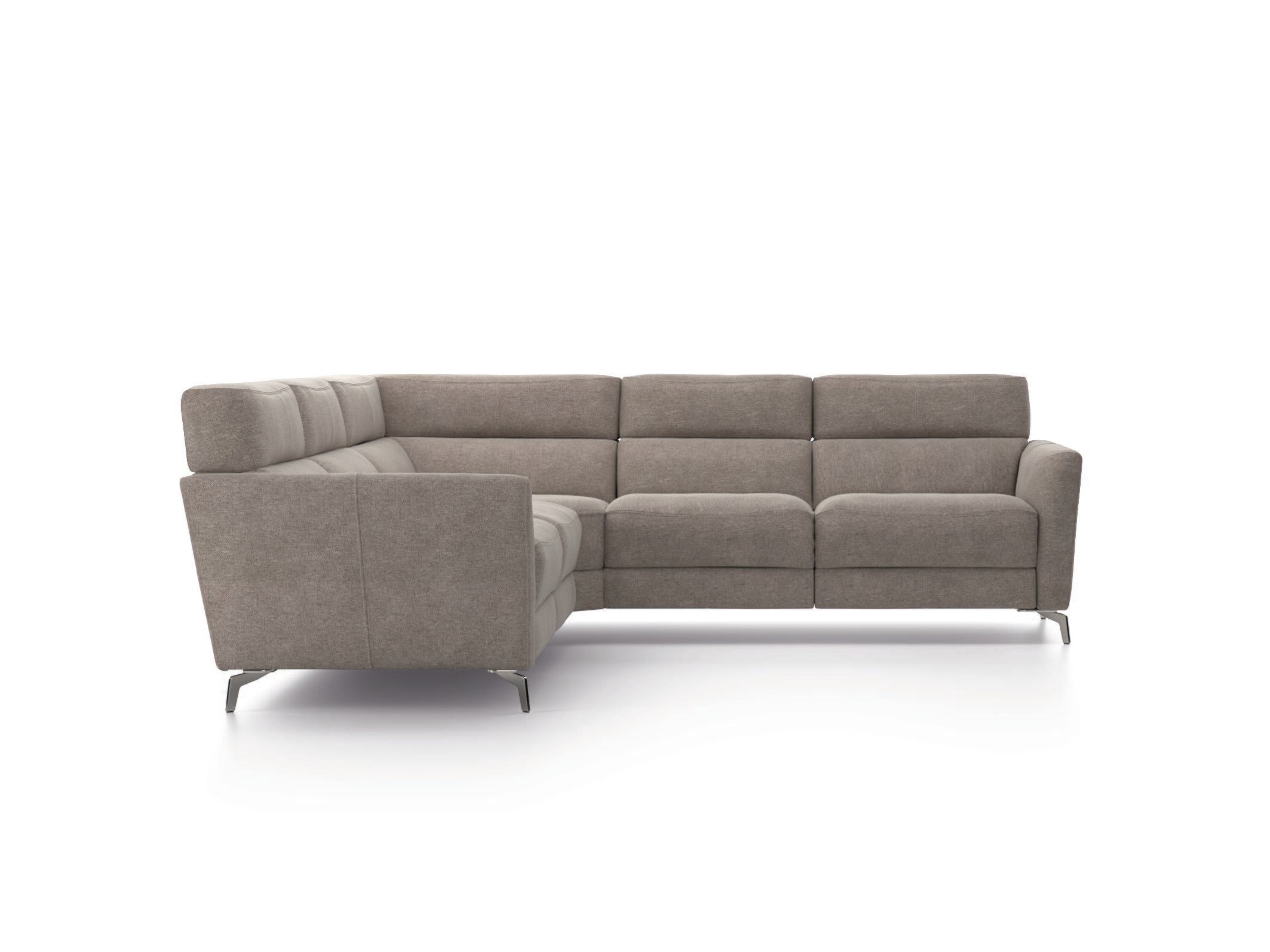 Угловой диван с откидной спинкой из ткани Natuzzi Italia Стэн ARCH-00114422 - Вид №2