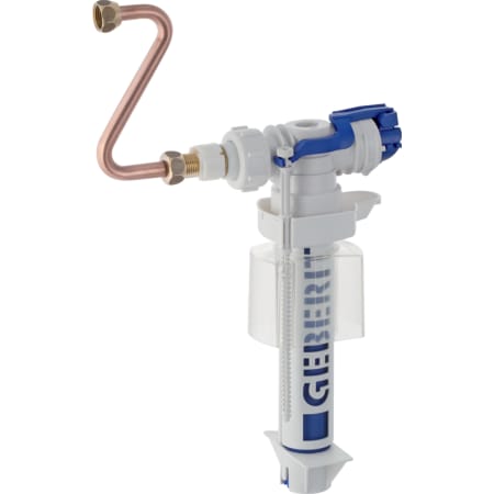 240.784.00.1 Впускной клапан Geberit тип 380, подвод воды сбоку, 3/8", ниппель из латуни Geberit 