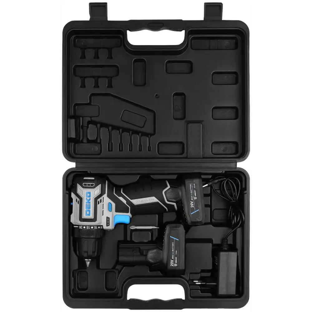 Аккумуляторная дрель-шуруповерт DEKO Sharker Pro с бесщеточным двигателем 89373644 STLM-0843674 - Вид №3