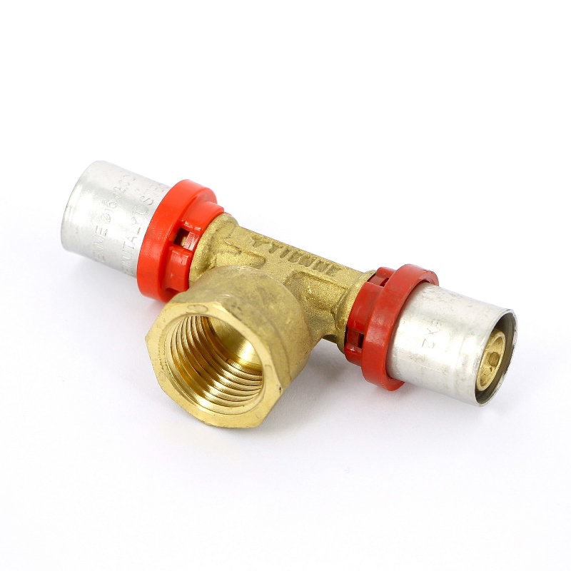 Тройник пресс-В COMPACT TIEMME 16x1/2"x16 1660011 - Вид №1