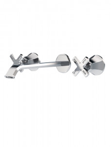 1805/3/1/E
+ 054061 Bellosta Rubinetterie НАСТЕННЫЙ БЛОК ДЛЯ УМЫВАЛЬНИКА С ДЛИННОЙ ГОРЬКОЙ C / SWAROVSKI