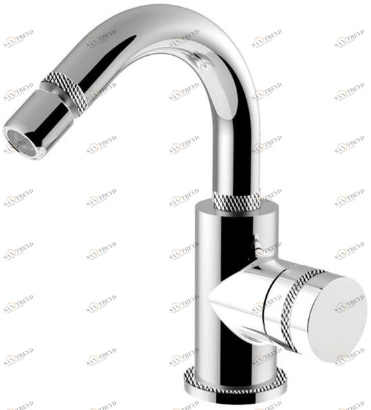 Rubinetteria Giulini Смеситель для биде, однорычажный, с регулируемым изливом Deluxe - myring Fmr0087adl