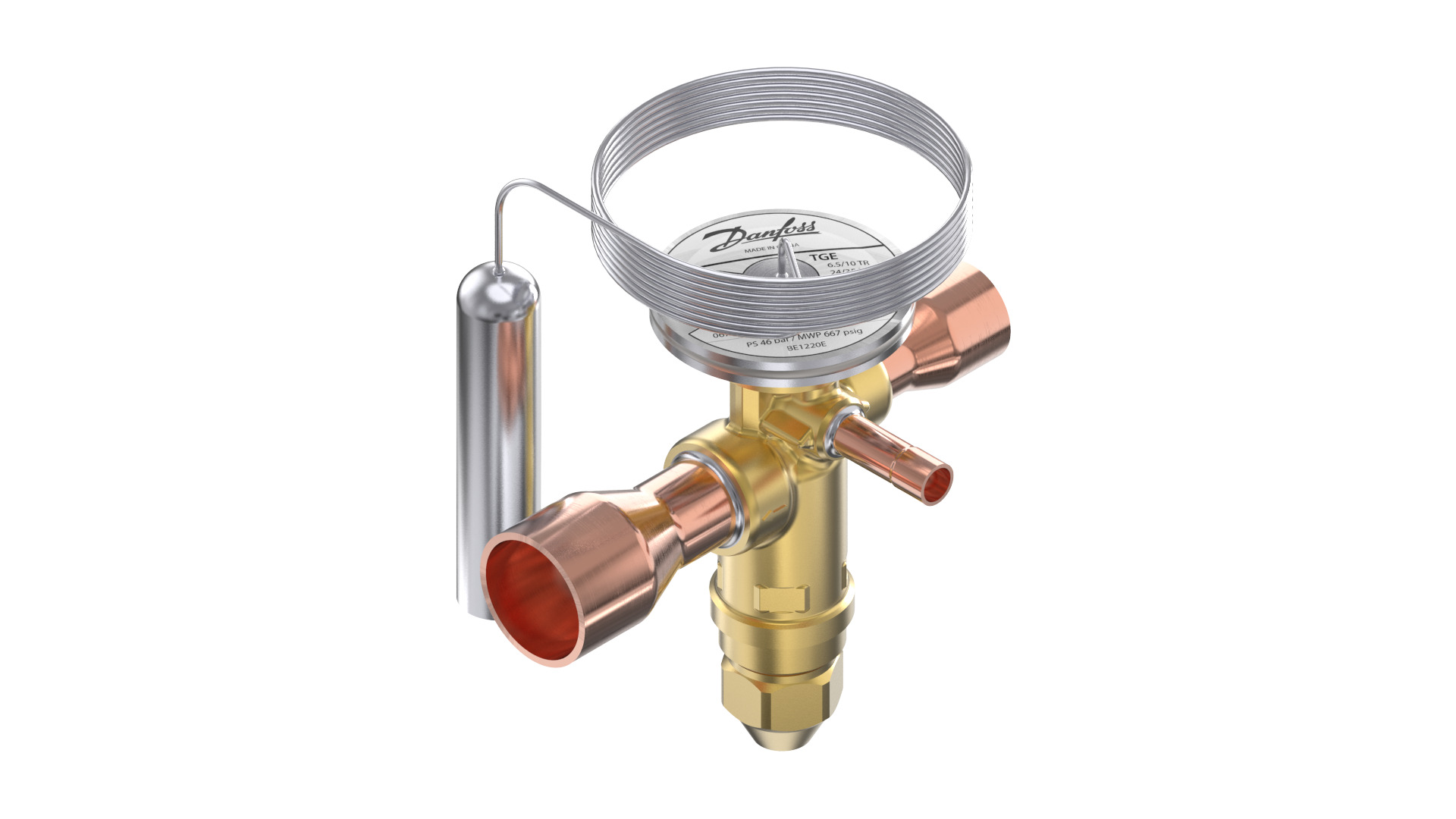Danfoss TGE — Клапаны терморегулирующие со встроенными клапанными узлами TGE 10-16 Клапан терморегулирующий 067N3401  - Вид №15
