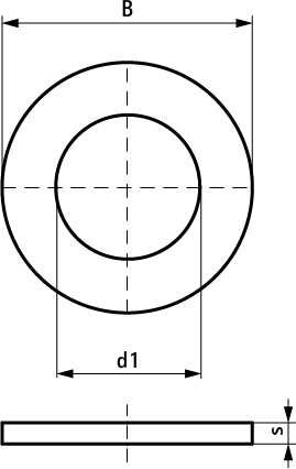 65381010 Монтажные профиля BIS Шайбы (BUP1000) монтаж в профиле BIS RapidRail® WALRAVEN  - Вид №1