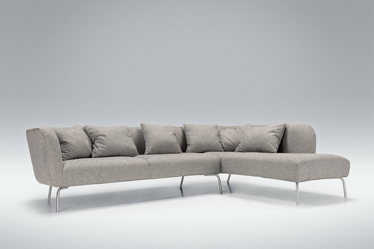 Диван Selma угловой светло-серый SITS ДИЗАЙНЕРСКИЕ, SELMA 192474 Серый  - Вид №1