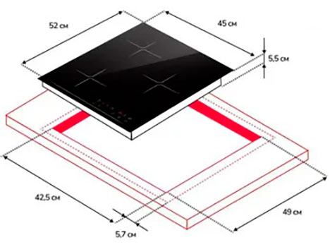 9039900 Индукционная варочная поверхность Simfer H45I73S001 STDN-0103814 - Вид №4