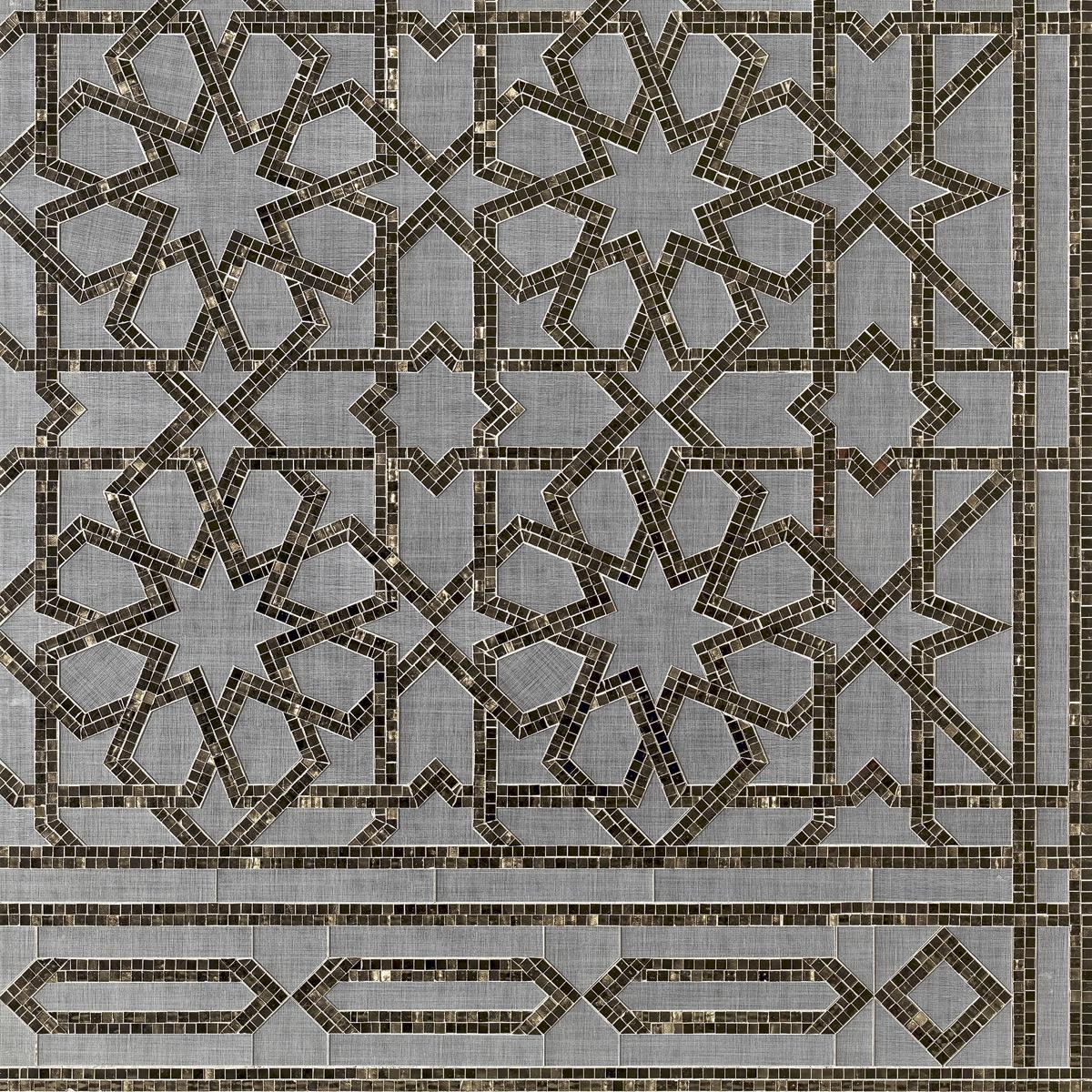 SICIS Bucolico Black Tela Grey Vetrite Tile sun-id-1991306 - Вид №57