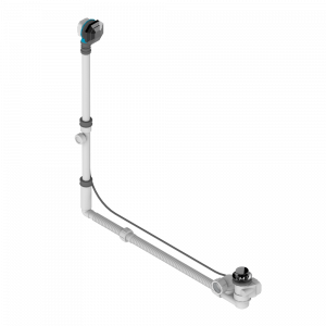 A59-302GM Перелив GEBERIT для ванны - европейская модель - большой размер регулируемая высота : от 165мм MAXI 580мм регулируемая выступающая часть : от 110мм MAXI 700мм- выпуск Ø 40 мм с стильной ручкой Thg-paris Tradition cristal Покрытие PVD бронза